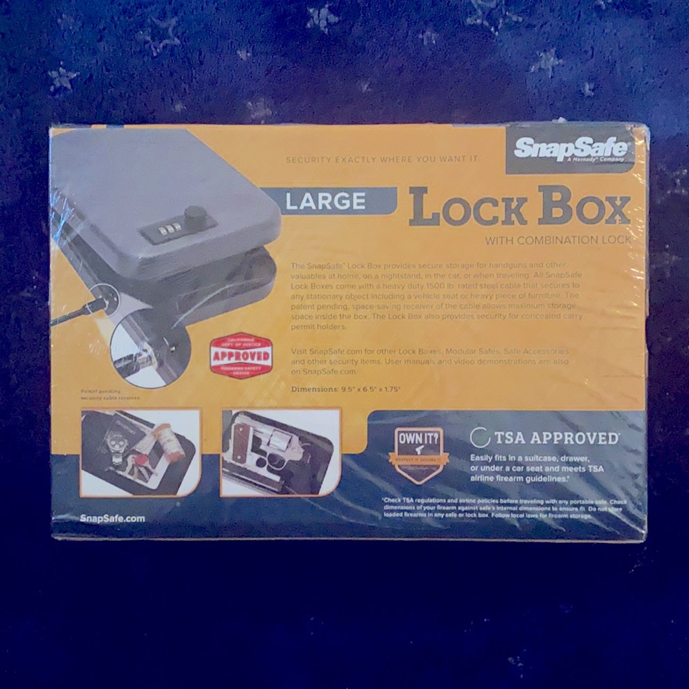 Snap safe lockbox - Picture 2 of 3